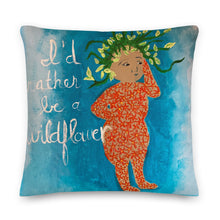 Load image into Gallery viewer, Premium Pillow - Wildflower PlantMomma