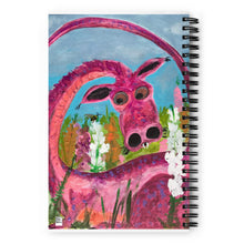 Load image into Gallery viewer, Snap the Garden Dragon Spiral notebook