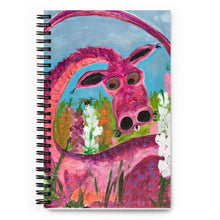 Load image into Gallery viewer, Snap the Garden Dragon Spiral notebook