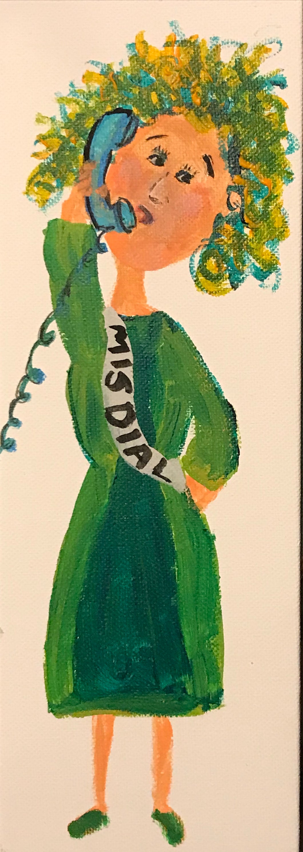Misdial 4” x 12”