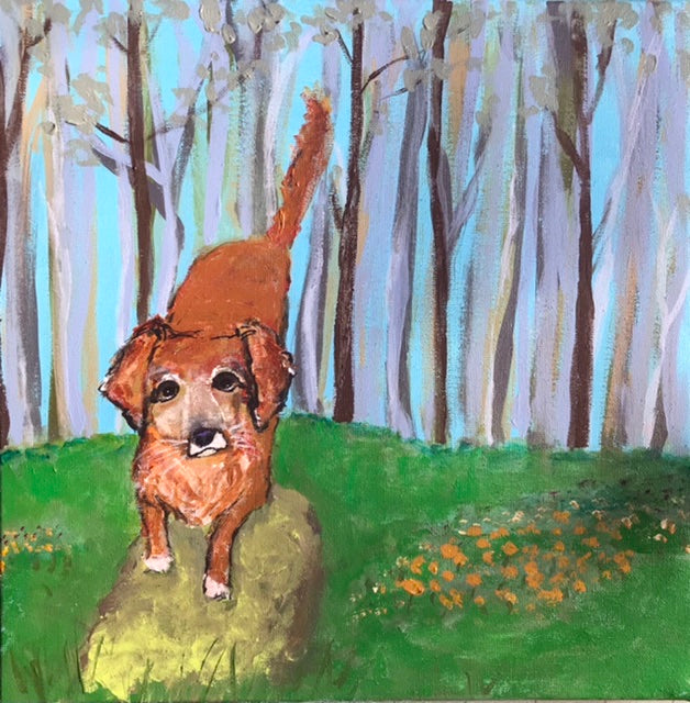 Ever Exploring 14” x 14”
