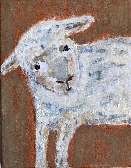 Good Morning Lamb 8” x 10”