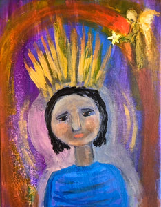Queen of Angels 9” x 12”