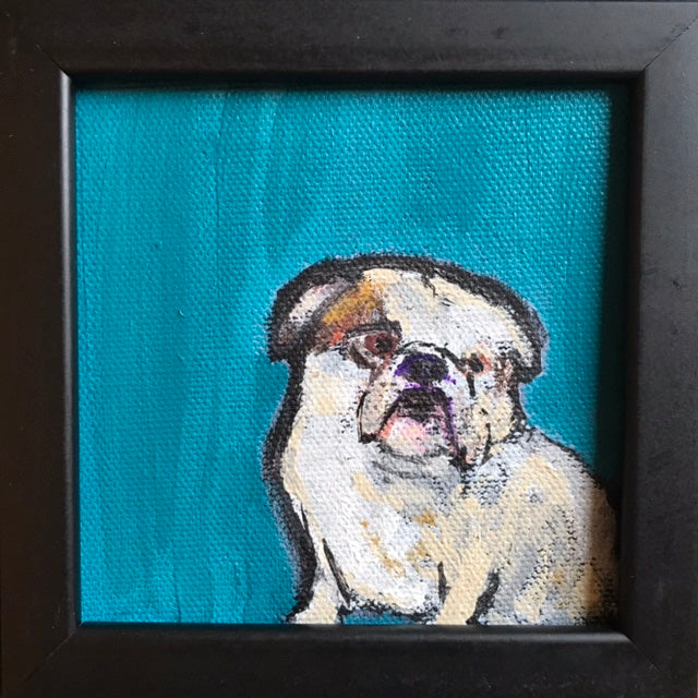 Little Bitty Bulldog 4” x 4”