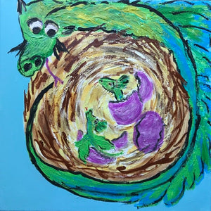 Mother of Three 12” x 12”