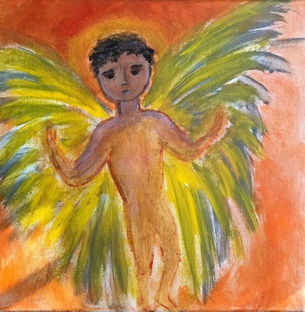 Angel Omicron 10” x 10”