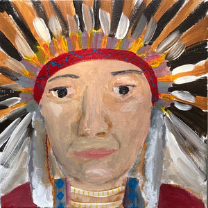 Chiefly 10” x 10”