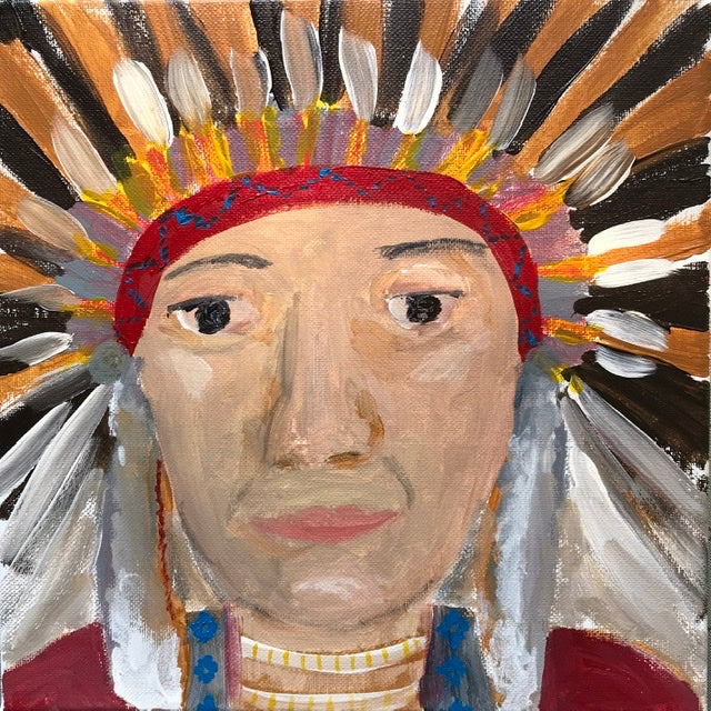 Chiefly 10” x 10”