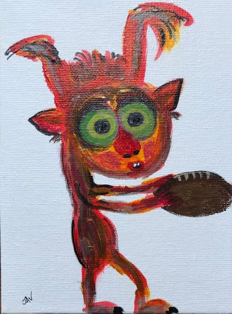 Hut Hut 5” x 7”