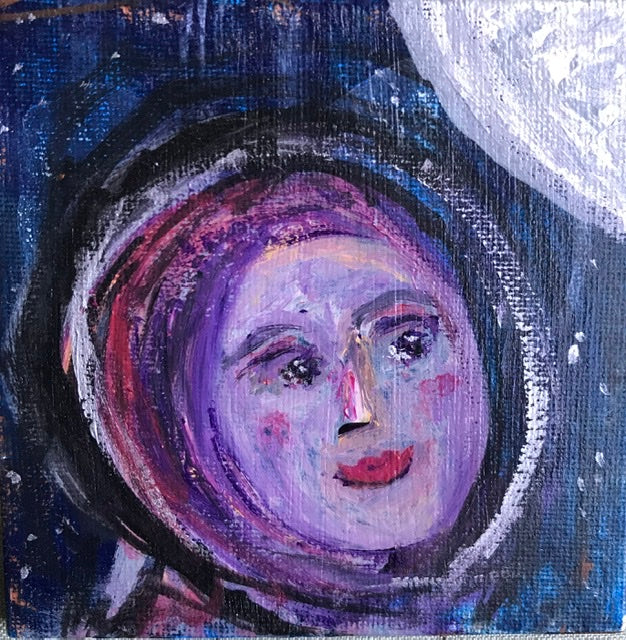 Jupiter Girl  4” x 4”