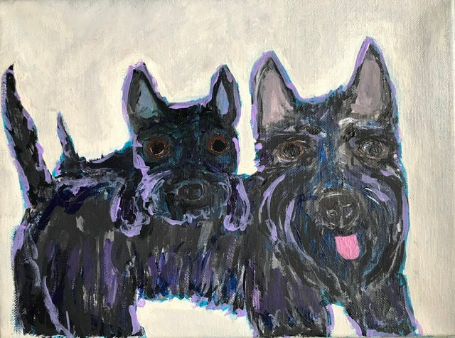 Two of a Kind 9” x 12”