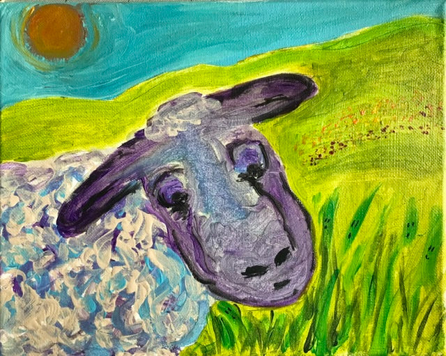 Lunching - 8”x10”