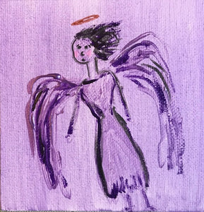 Winged One 4” x 4”