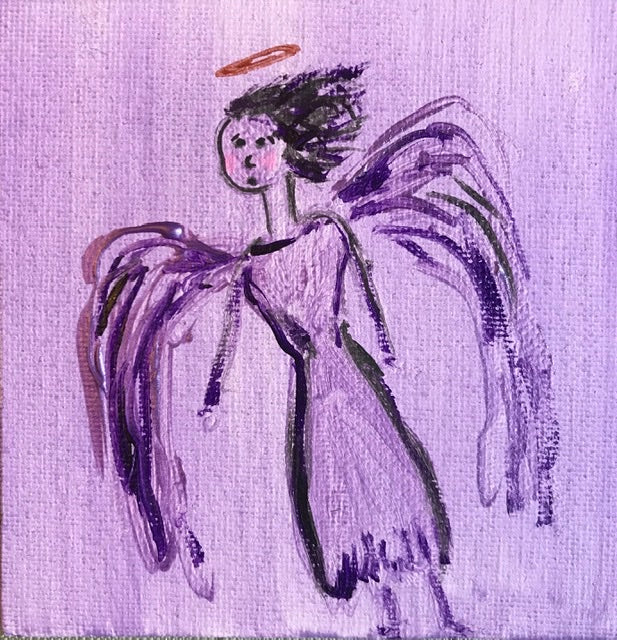 Winged One 4” x 4”