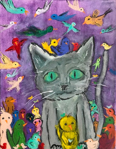 Fifty Birds 11” x 14”