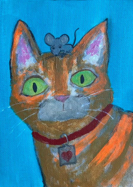 Cheddar & Squeak 5”x7”