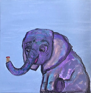 Peanut Butter and Jelly 14” x 14”