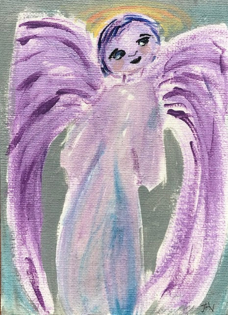 Left Glance 5” x 7”