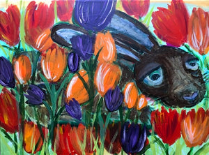 Can I Come Out Now? 18” x 24”