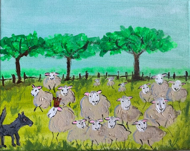 Edith 8” x 10”