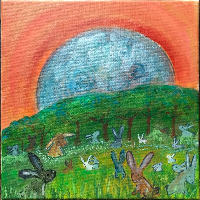 Eclipse  10” x 10”