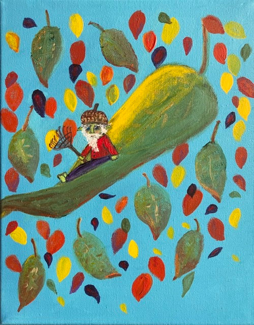 Leaf Rider 11”x14”
