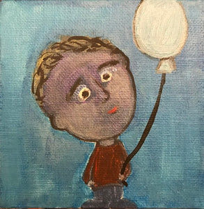 Little Blue Without You   4” x 4”