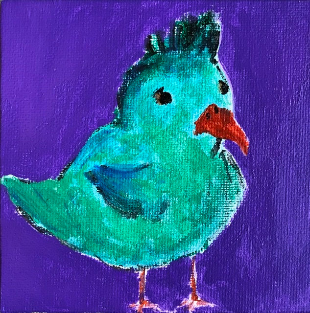 Chirpy   4” x 4”