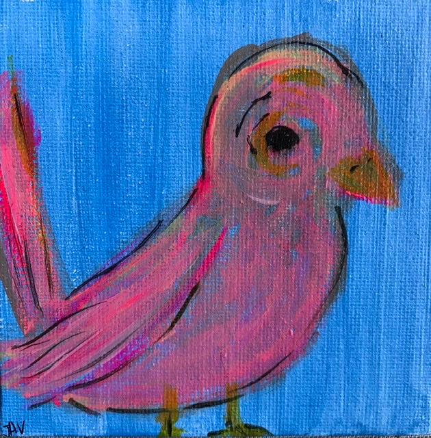 Bertie   4” x 4”