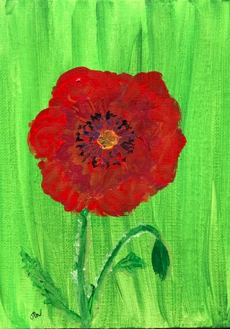 Poppy 5”x7”