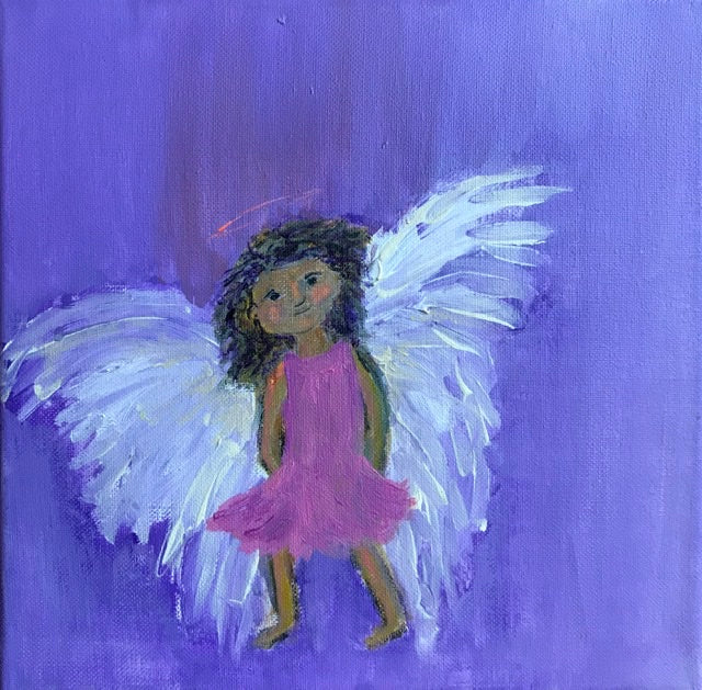 Angel Theta 10” x 10”