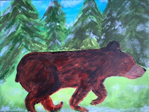 Harry Hibernates 12” x 16”