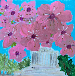 Cheery Cherry Blossoms 12” x 12”