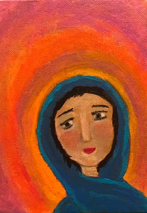 Hopeful Mary 5” x 7”