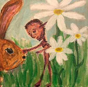 Friendly Friends 6”x6”