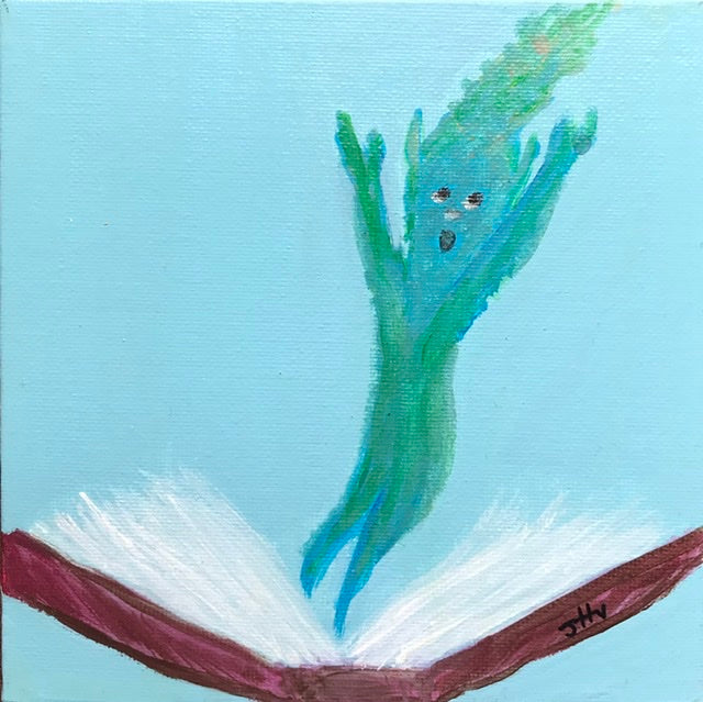 Open Book 6” x 6”