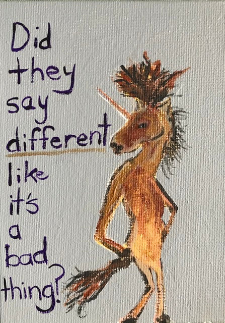Different  5” x 7”