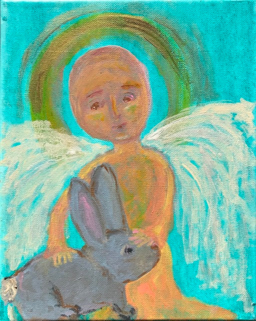 Another Bunny Guardian 8” x 10”
