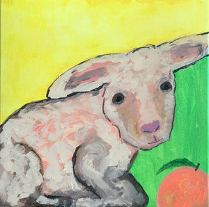 Peaches 12” x 12”