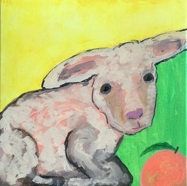 Peaches 12” x 12”