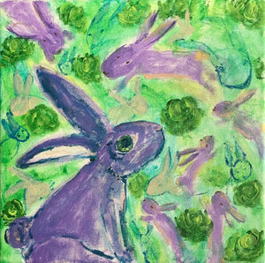 Cabbage Madness 10” x 10”