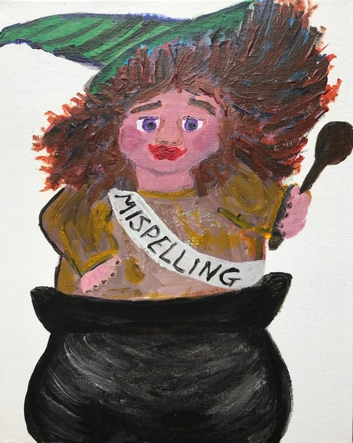 Misspelling 8”x10”