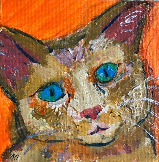 Clementine  4” x 4”