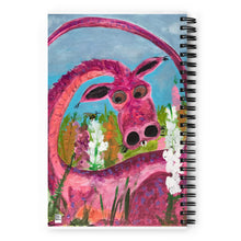 Load image into Gallery viewer, Snap the Garden Dragon Spiral notebook
